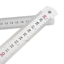 BlueSpot Stainless Steel Ruler, Aluminum Alloy Ruler 30cm / 12 Inch Ruler