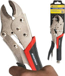 10" Heavy Duty Curved Jaw Locking Pliers – Self Grip with Comfort Handles (250mm)
