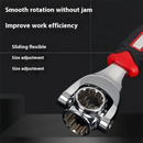 Amtech K1455 8-in-1 Multi Swivel Wrench, Covers 5/16”/8mm to 3/4”/19mm Sizes