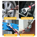 Amtech K1455 8-in-1 Multi Swivel Wrench, Covers 5/16”/8mm to 3/4”/19mm Sizes