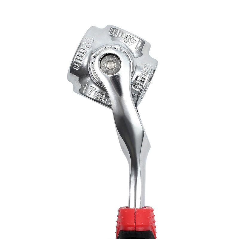 Amtech K1455 8-in-1 Multi Swivel Wrench, Covers 5/16”/8mm to 3/4”/19mm Sizes