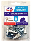 Utility Hook, Anchor And Screw (33x4.5x45mm)