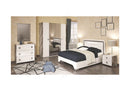 Armony Italian Dillon White Bed Frame