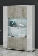 San Martino Dylan 2 Door Display Cabinet With LED Light